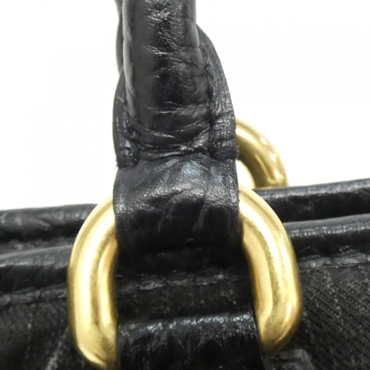 LOUIS VUITTON M95352 Handbag Monogram 黑色 Monogram 中古品A - 縮圖 4