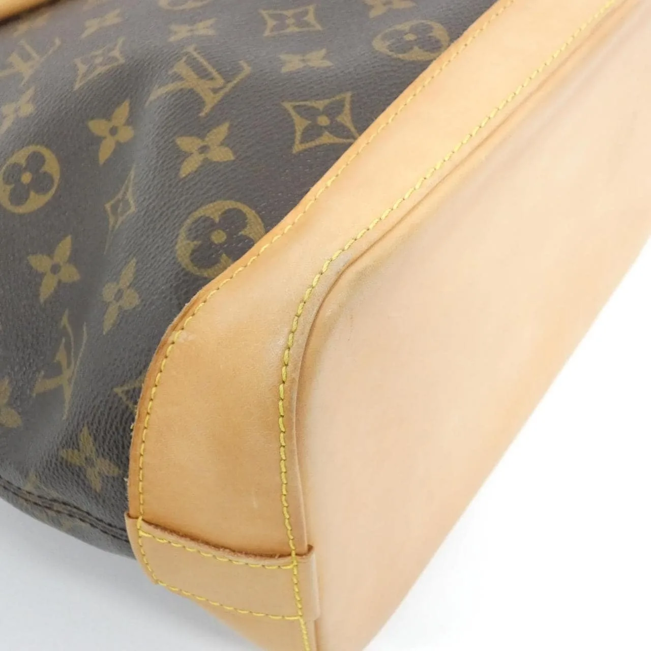 LOUIS VUITTON Lockit M40103 Handbag Monogram 黑色 Monogram 中古品A - 縮圖 3