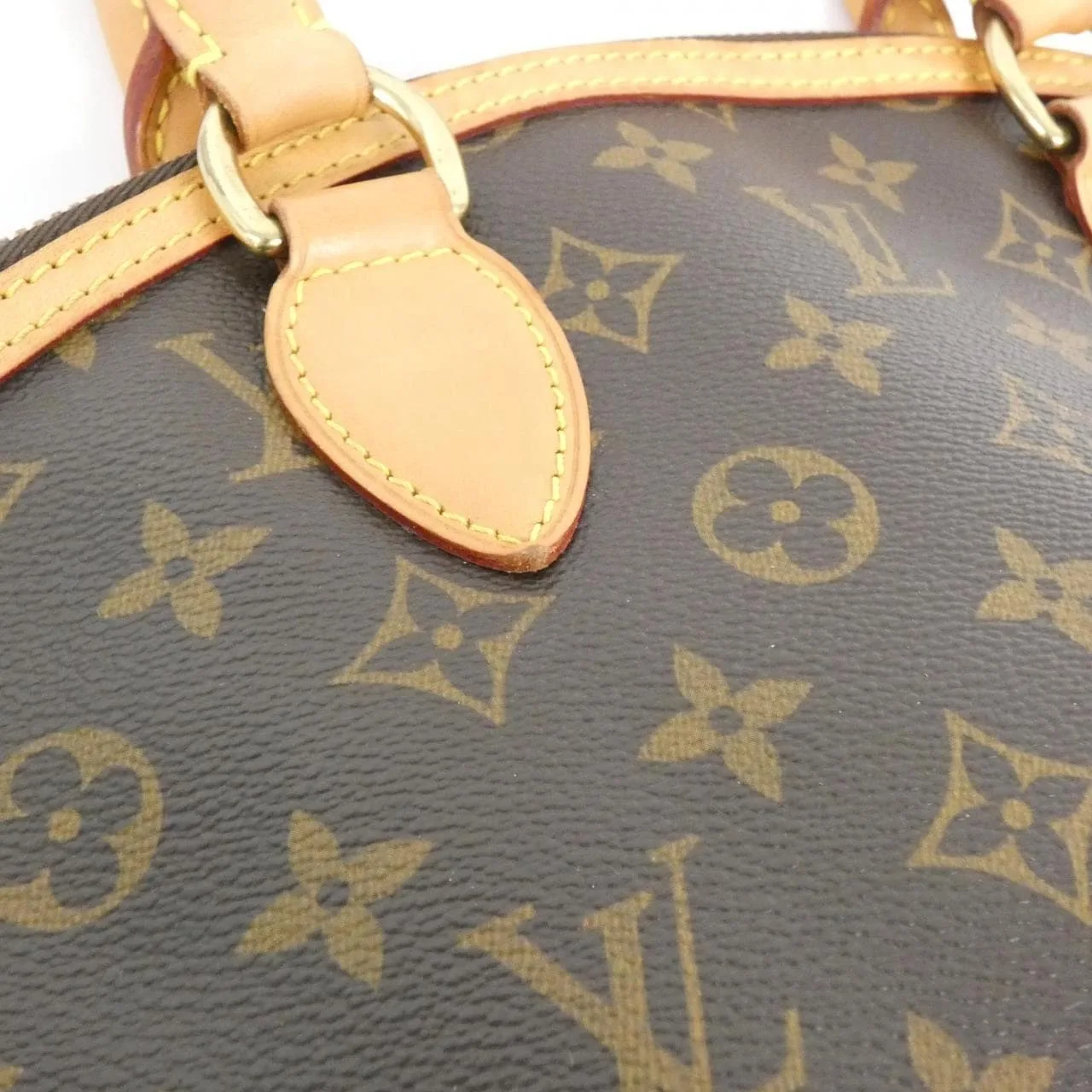LOUIS VUITTON Lockit M40103 Handbag Monogram 黑色 Monogram 中古品A - 縮圖 4
