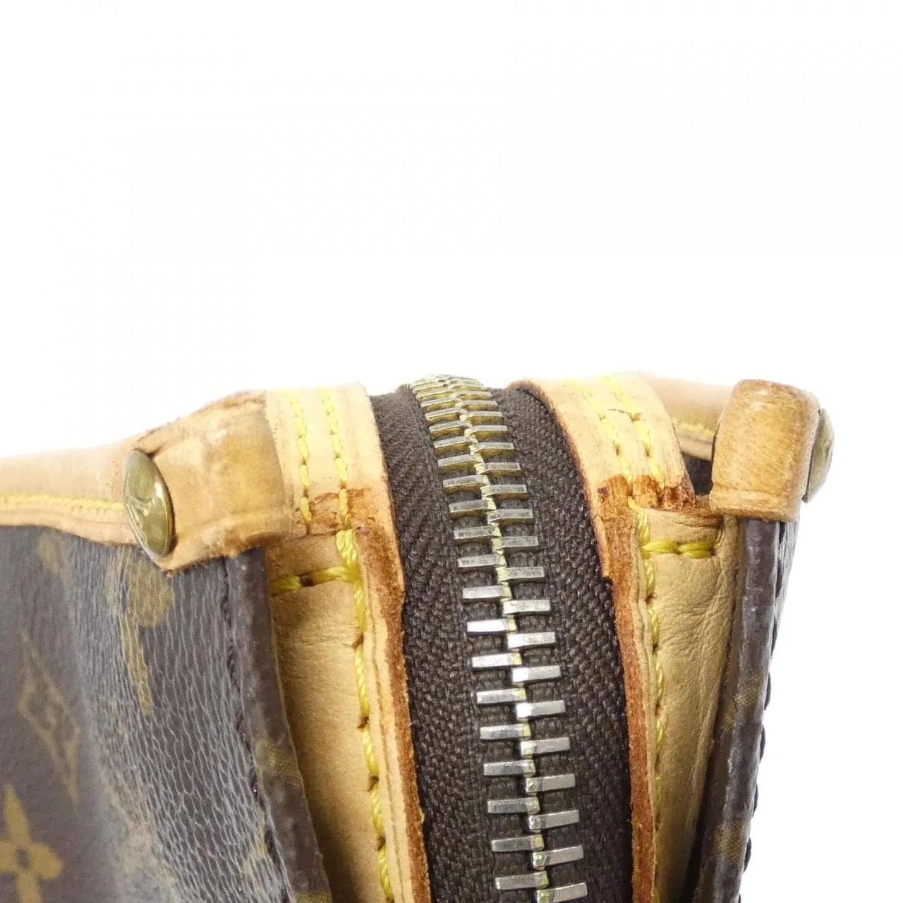 LOUIS VUITTON M40009 Handbag Monogram 黑色 Monogram 中古品B - 縮圖 3