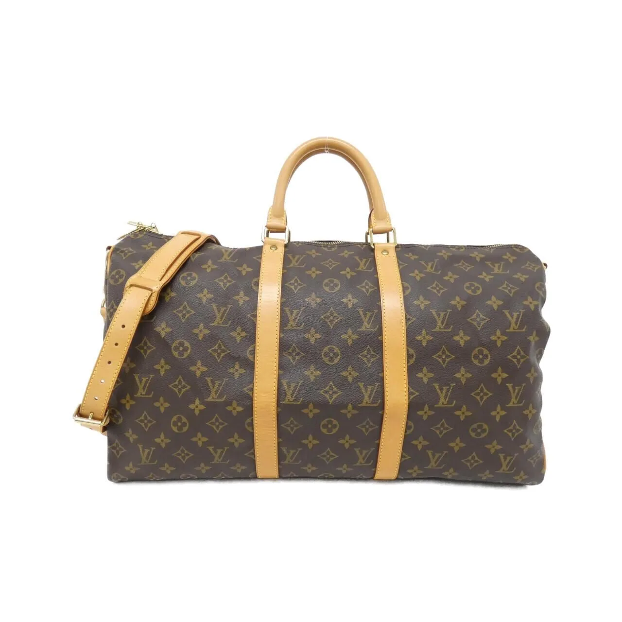 LOUIS VUITTON Keepall M41416 Boston Monogram Black