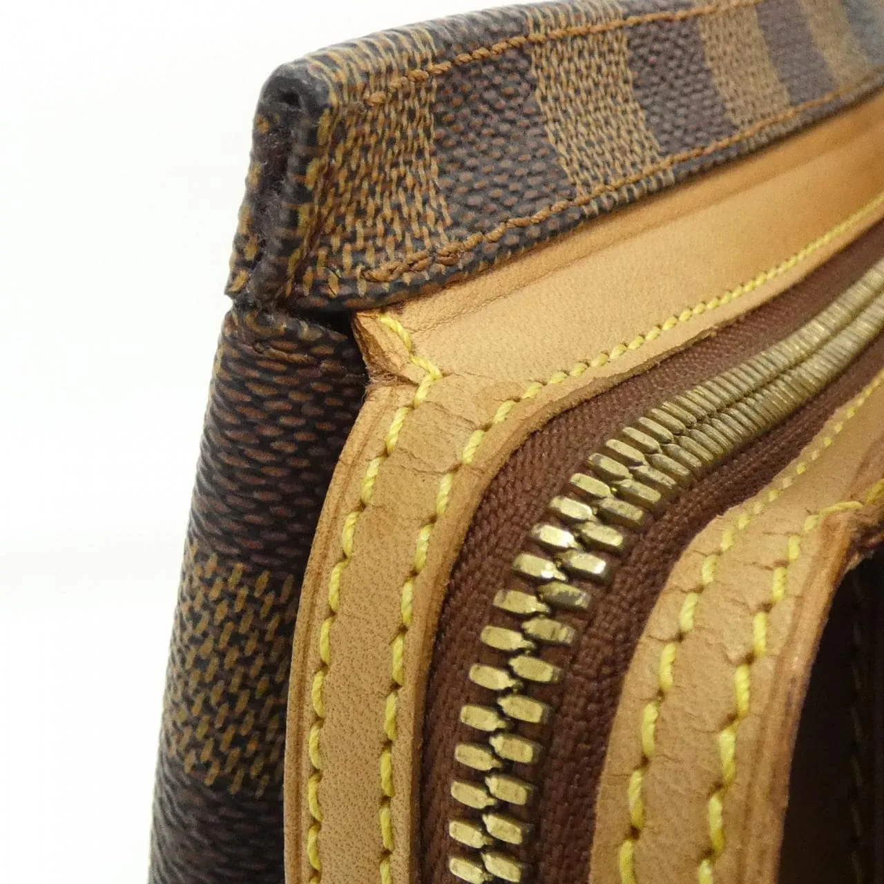 LOUIS VUITTON M99037 Shoulder Damier 黑色 Damier 中古品A - 縮圖 4