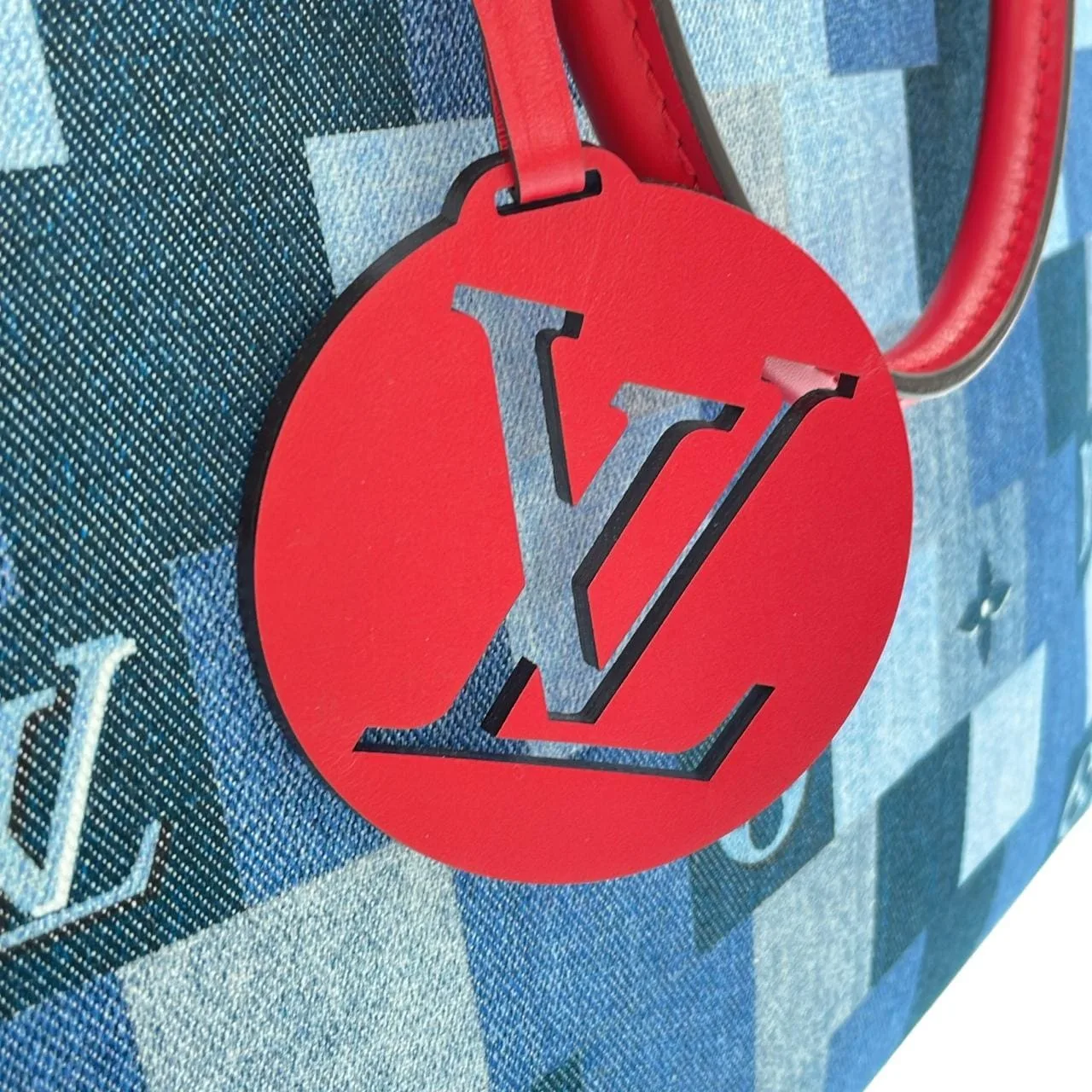 LOUIS VUITTON OnTheGo M44992 Handbag Monogram Rouge Monogram Rank A - Thumbnail 4