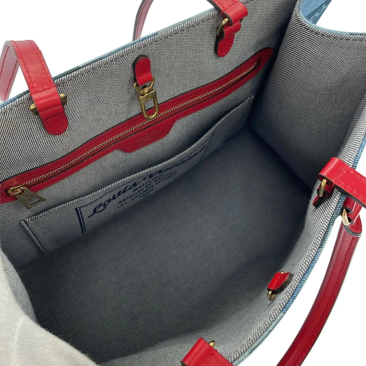 LOUIS VUITTON OnTheGo M44992 Handbag Monogram Rouge Monogram Rank A - Thumbnail 8