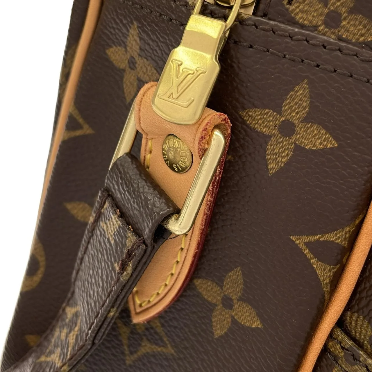 LOUIS VUITTON Nile M45244 Shoulder Monogram 黑色 Monogram 中古品A - 縮圖 7