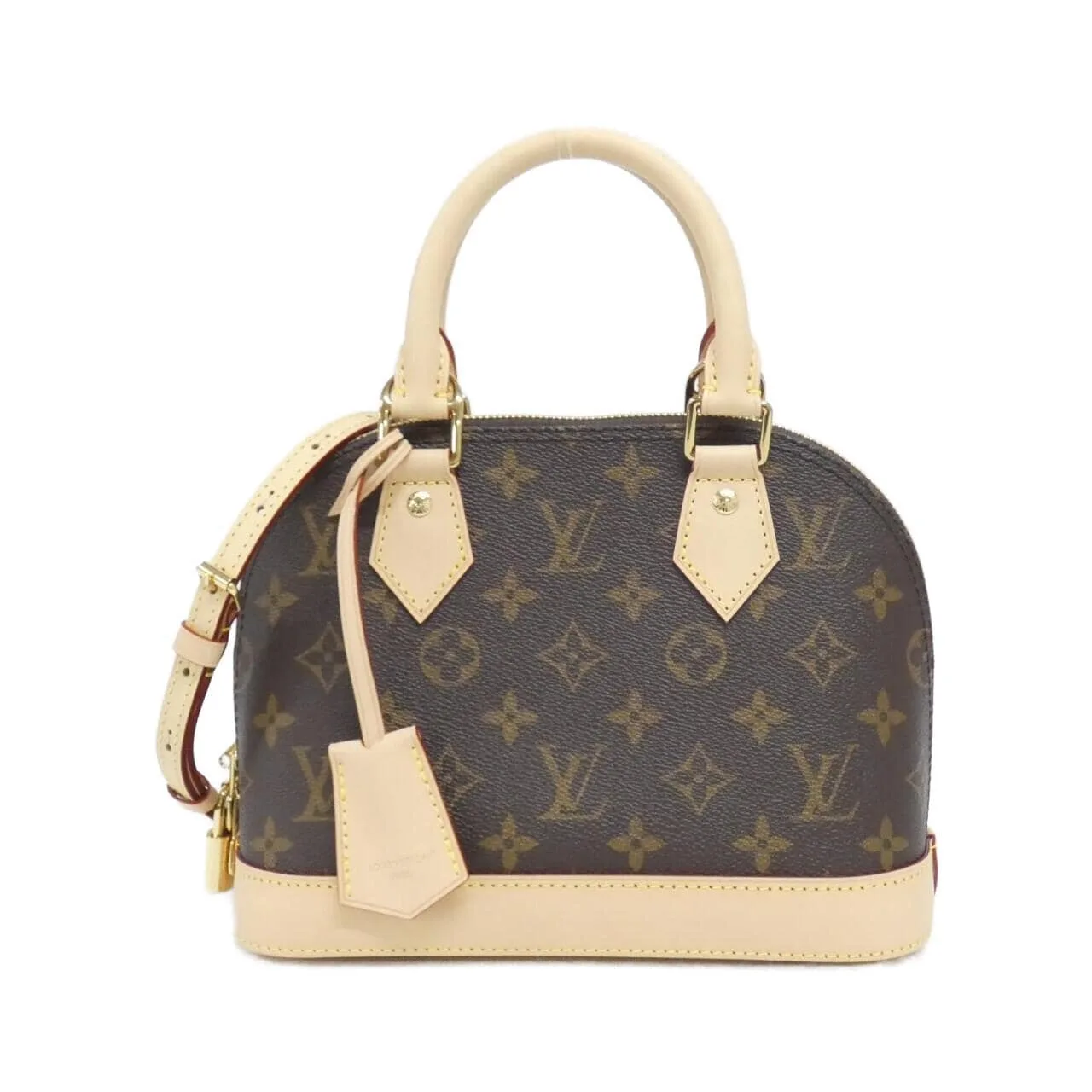 LOUIS VUITTON Alma M46990 Handbag Monogram Black