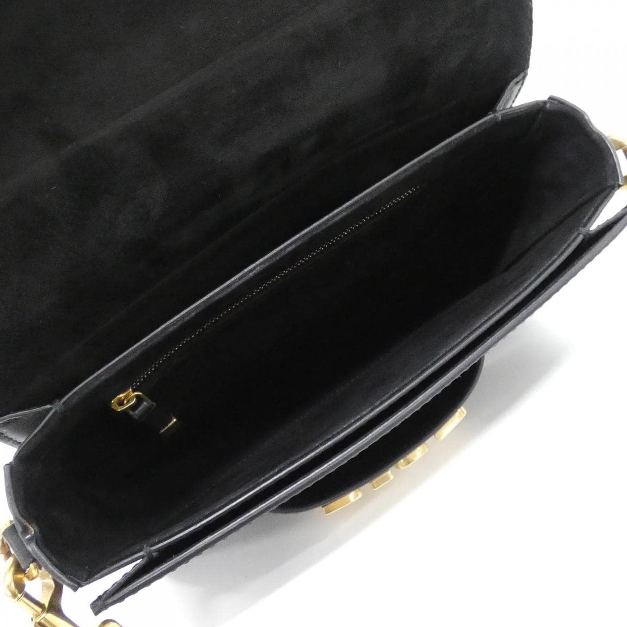 DIOR M8000CHEM Shoulder Bag Canvas 黑色 帆布 中古品A - 縮圖 6