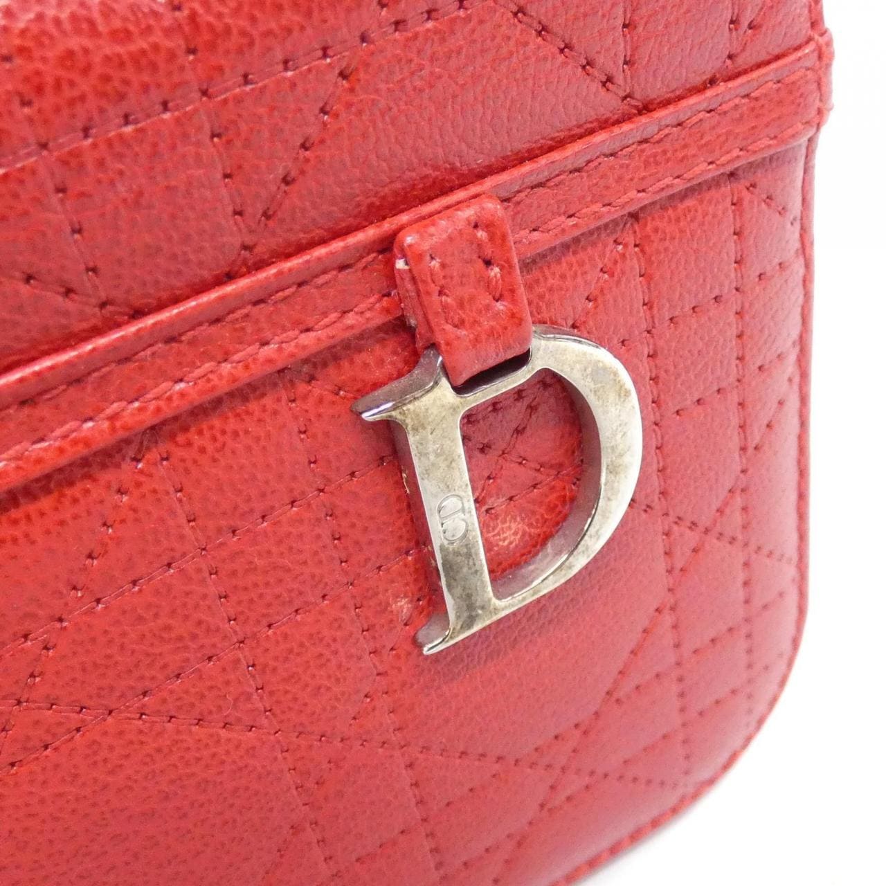 DIOR Bag Leather Red Leather - Thumbnail 5