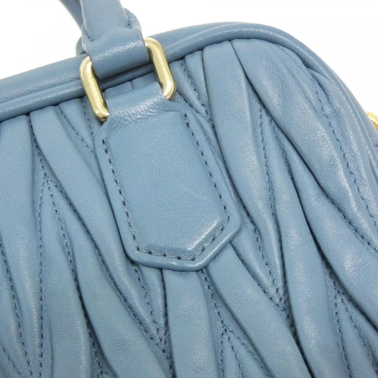 MIU MIU 5BB123 Handbag Black Rank A - Thumbnail 4