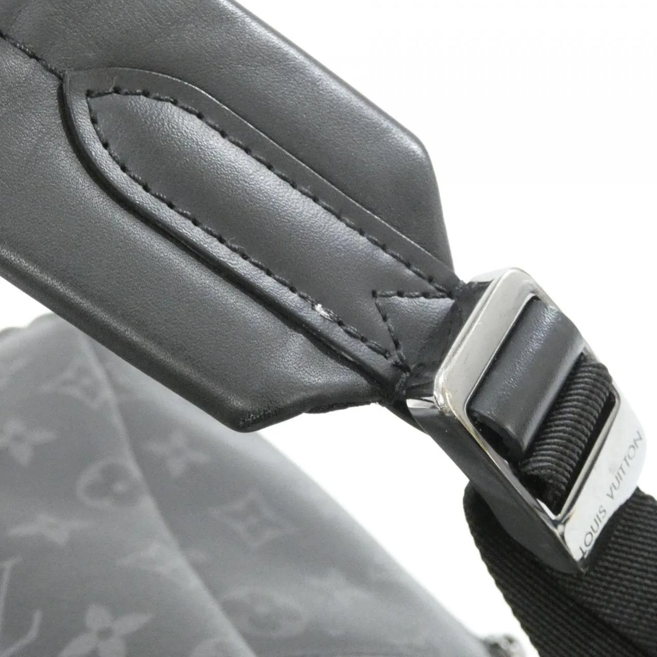 LOUIS VUITTON Eclipse M43186 Backpack Monogram 黑色 Monogram 中古品A - 縮圖 8