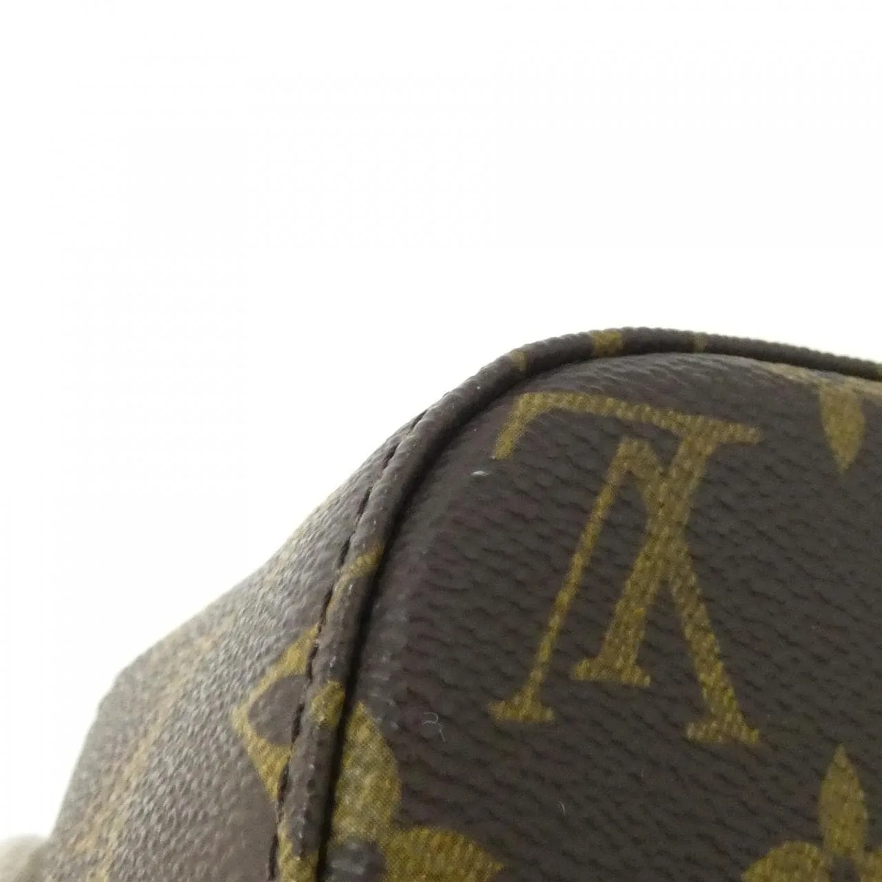 LOUIS VUITTON M47500 Handbag Monogram 黑色 Monogram 中古品A - 縮圖 2