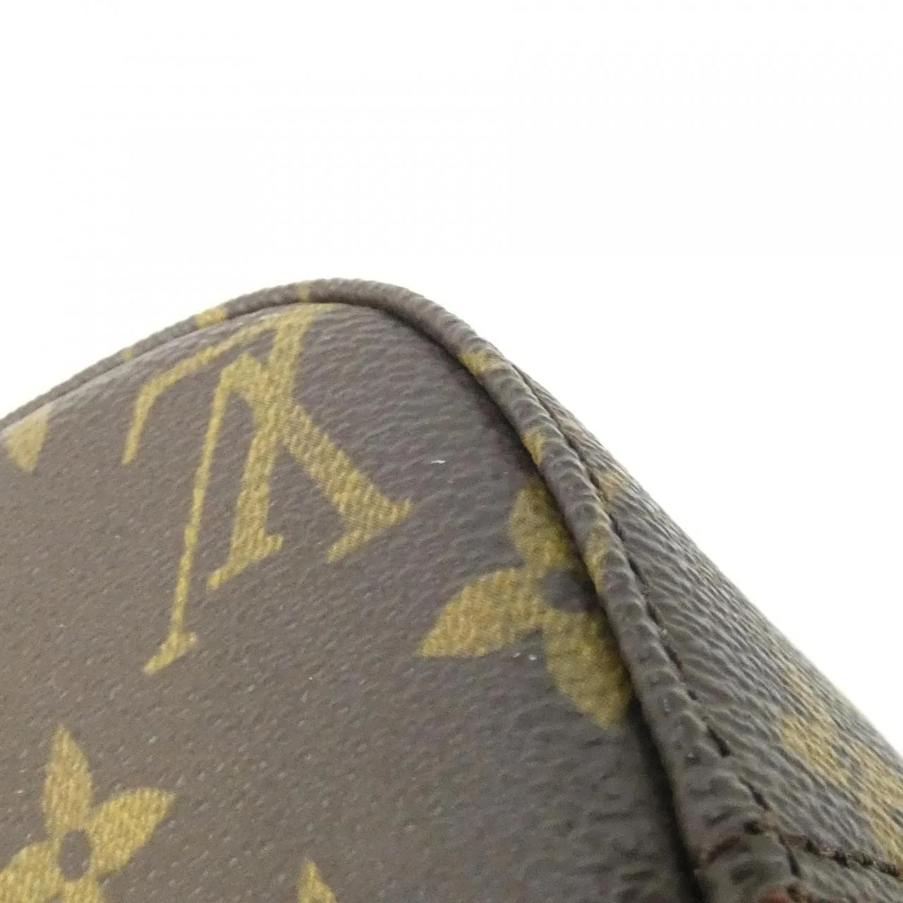 LOUIS VUITTON M47500 Handbag Monogram 黑色 Monogram 中古品A - 縮圖 3