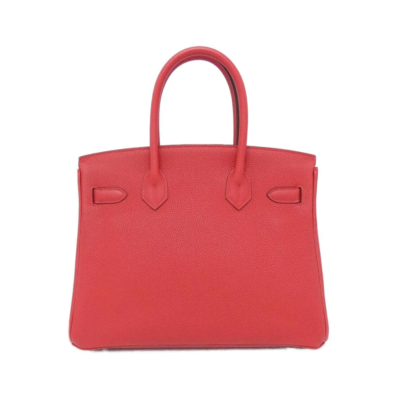 HERMES Birkin 072019CK Handbag Togo Rouge Togo Leather Rank A - Thumbnail 2
