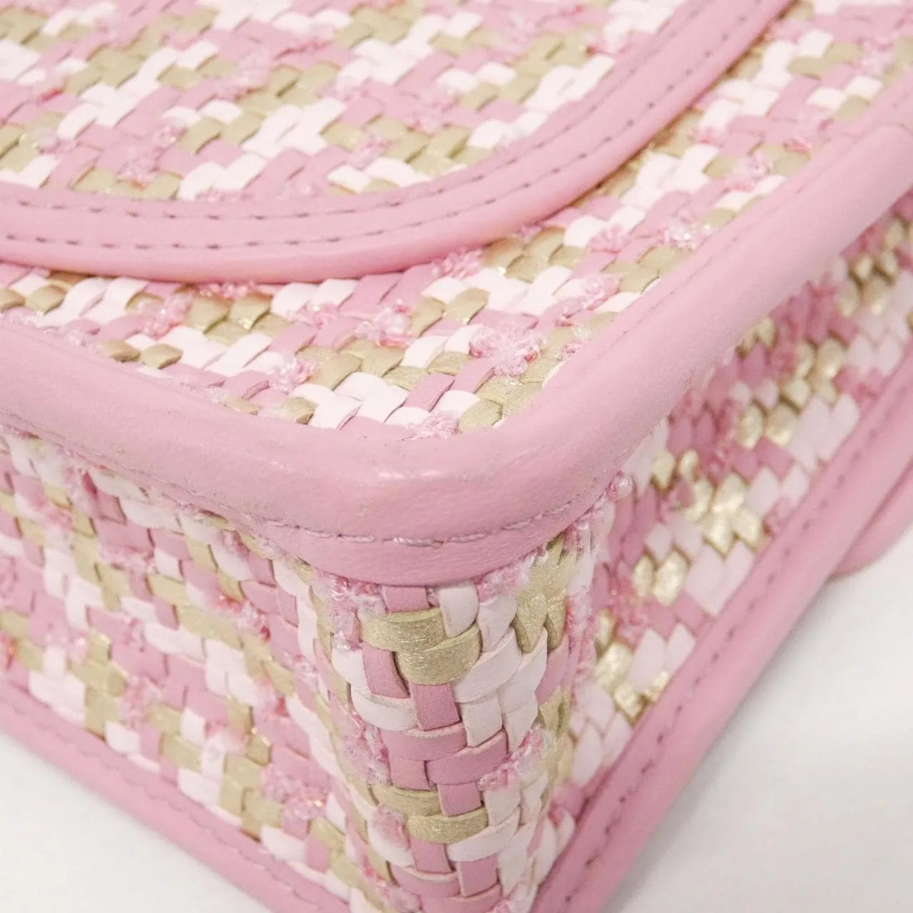 CHANEL Chanel 22 AS3767 Shoulder Lambskin 金色 羊皮 中古品A - 縮圖 3