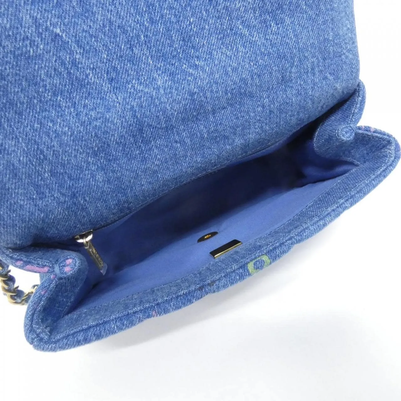 CHANEL Chanel 22 AS3134 Shoulder Denim Multicolor Denim Rank A - Thumbnail 6