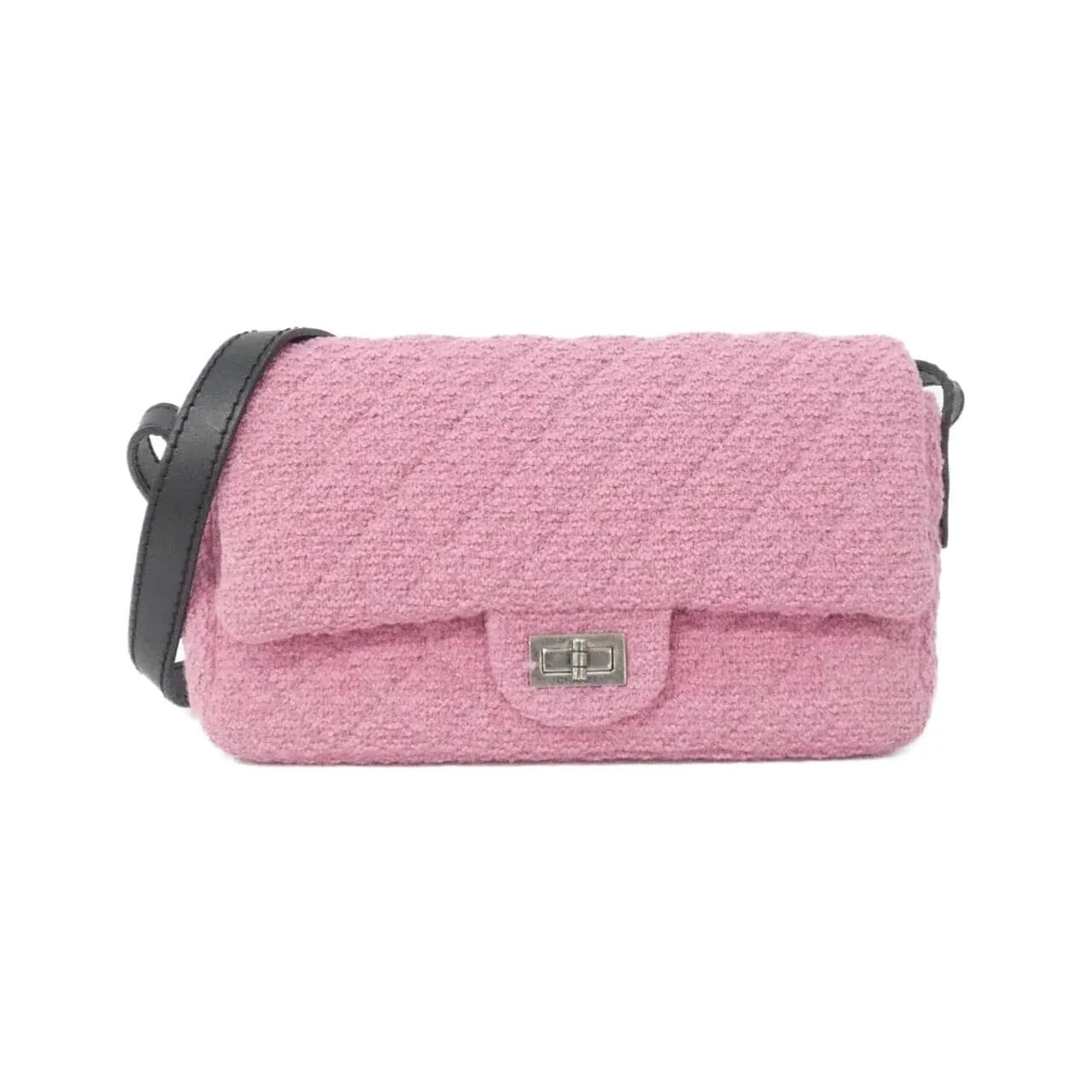 CHANEL 47691 Shoulder Tweed Pink