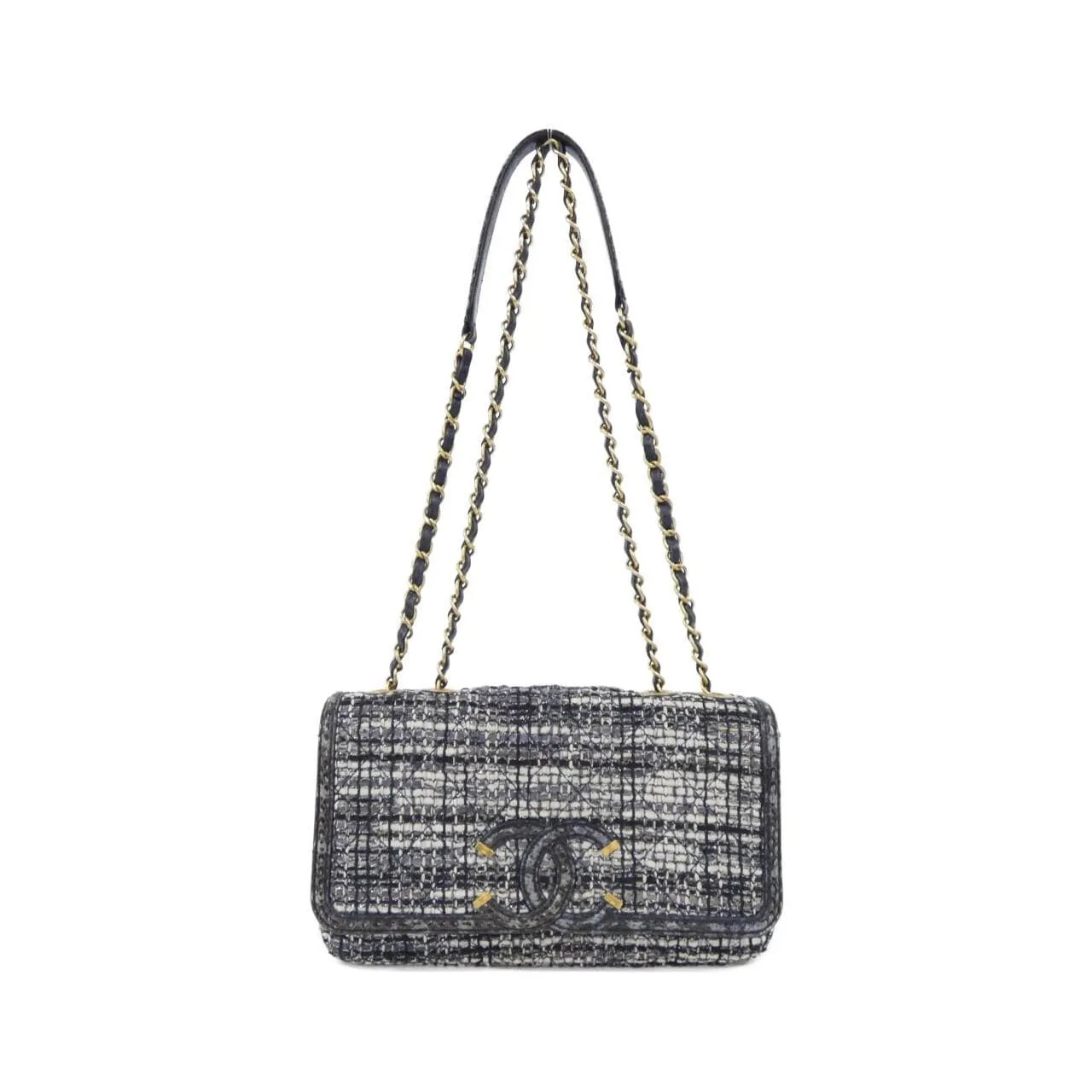 CHANEL 93341 Shoulder Tweed