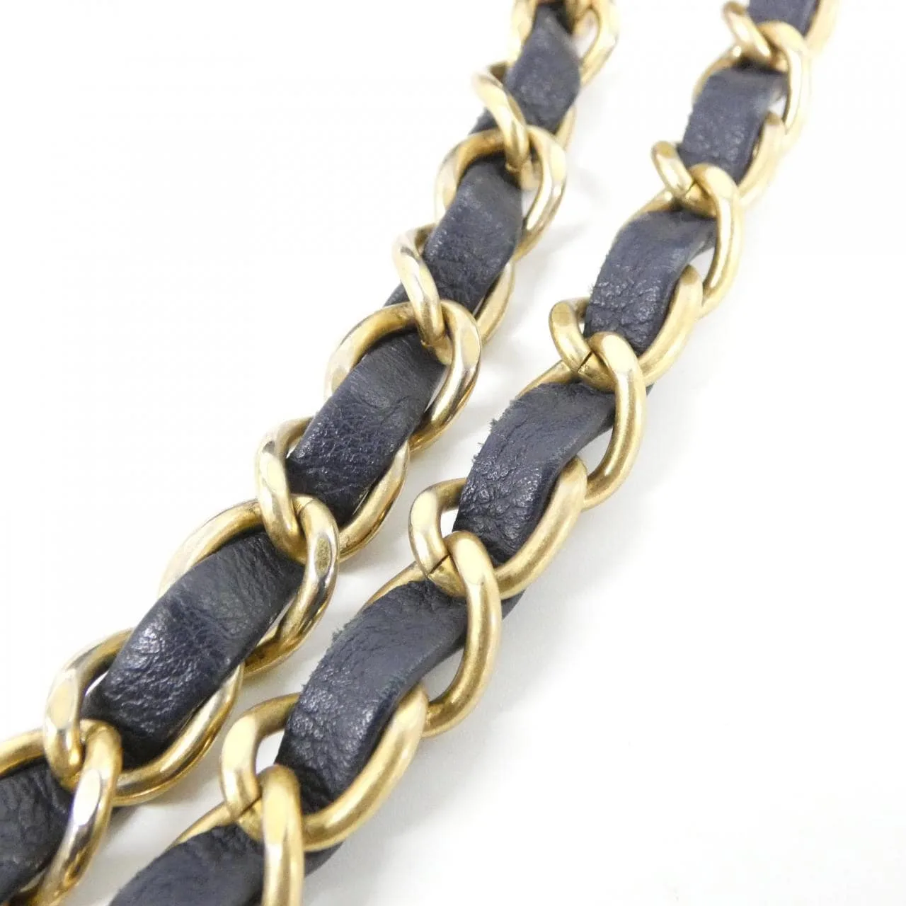 CHANEL 93341 Shoulder Tweed Navy Tweed - Thumbnail 8