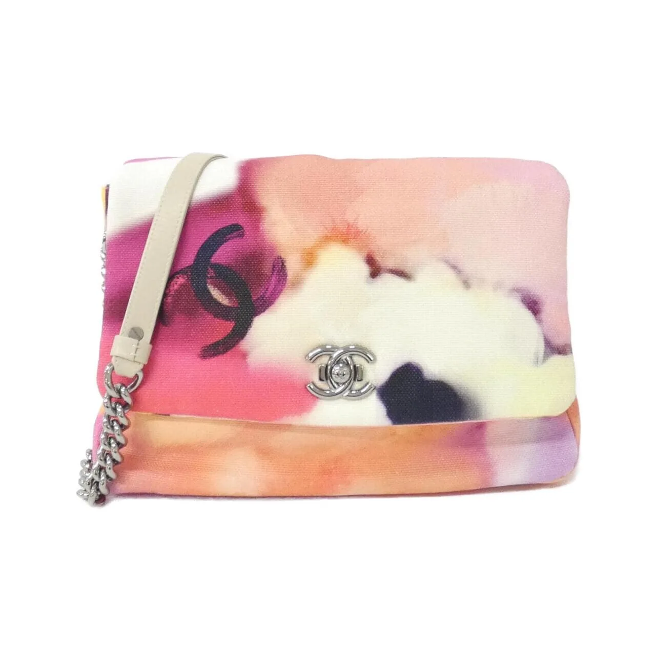 CHANEL Shoulder Canvas