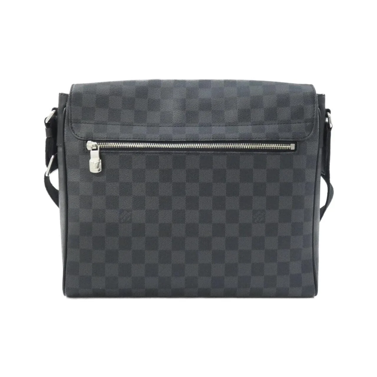 LOUIS VUITTON District N41029 Shoulder Damier 黑色 Damier 中古品A - 縮圖 2