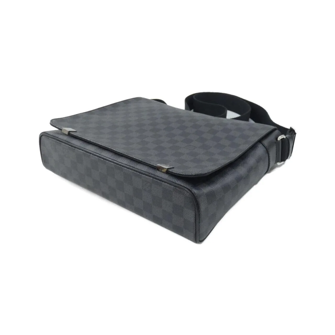 LOUIS VUITTON District N41029 Shoulder Damier 黑色 Damier 中古品A - 縮圖 3