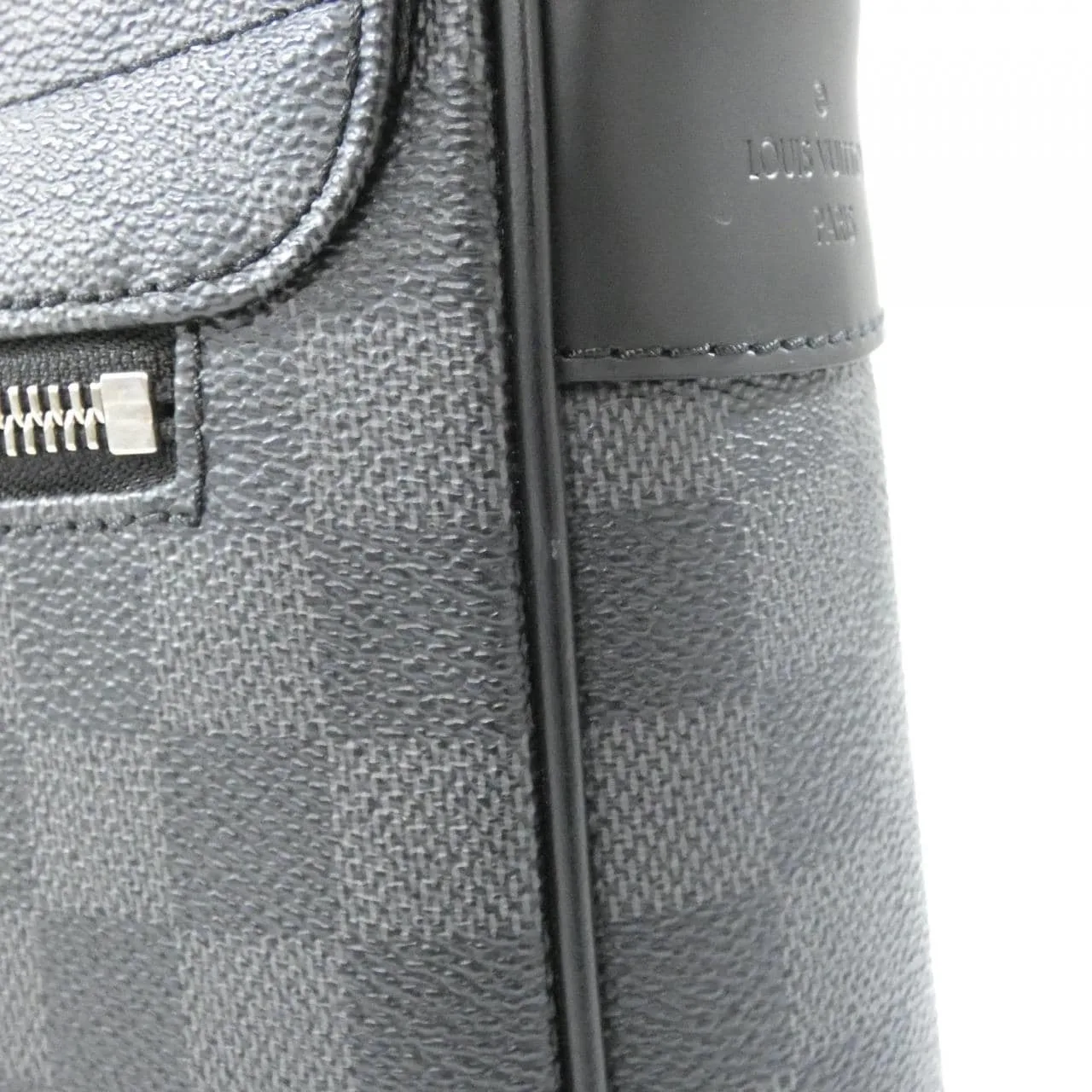 LOUIS VUITTON District N41029 Shoulder Damier 黑色 Damier 中古品A - 縮圖 5