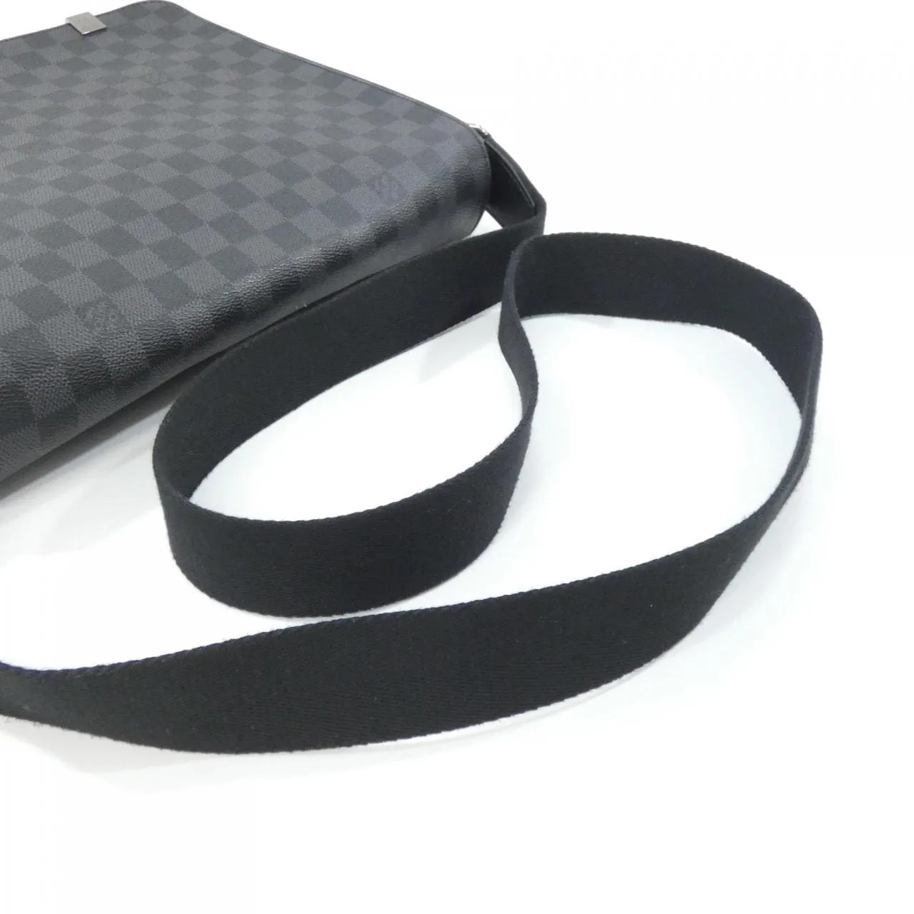 LOUIS VUITTON District N41029 Shoulder Damier 黑色 Damier 中古品A - 縮圖 6