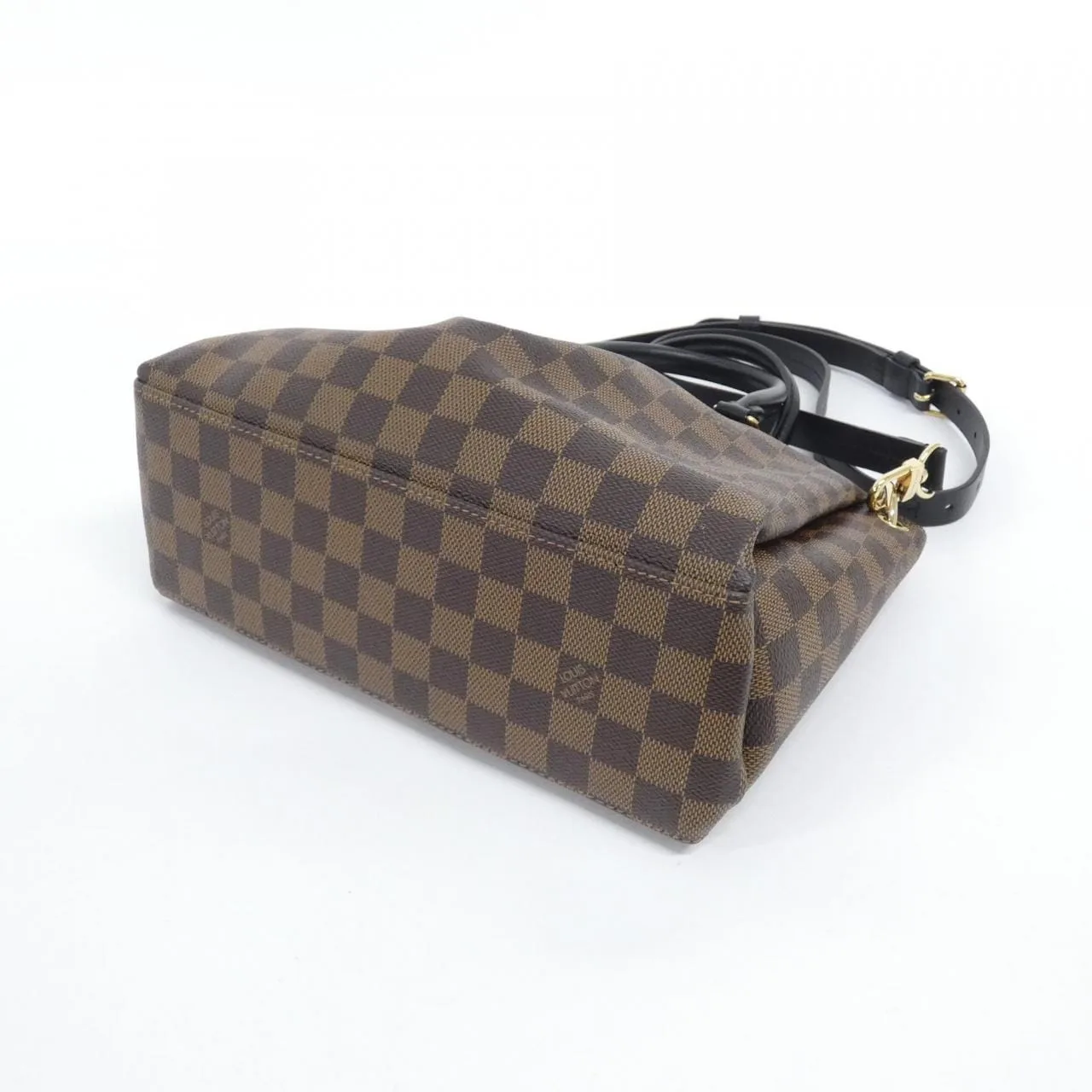 LOUIS VUITTON Odéon N45282 Tote Damier 黑色 Damier 中古品A - 縮圖 3