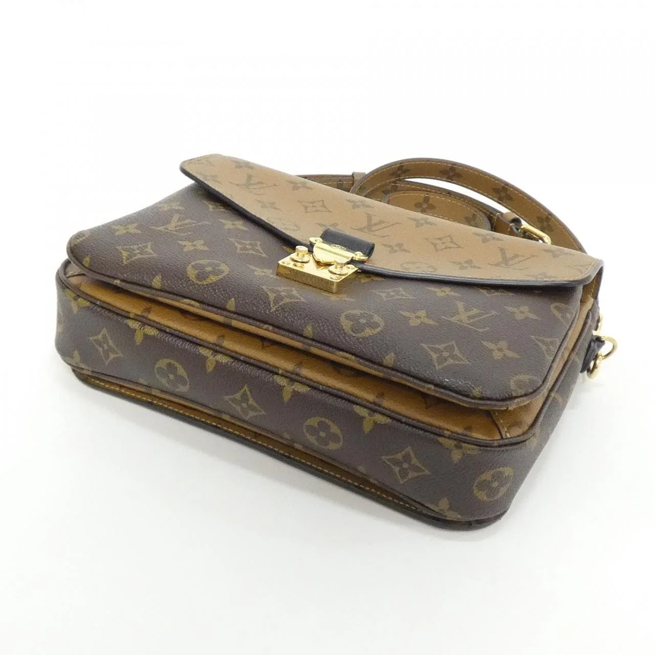 LOUIS VUITTON Pochette M44876 Handbag Monogram Black Monogram Rank A - Thumbnail 3