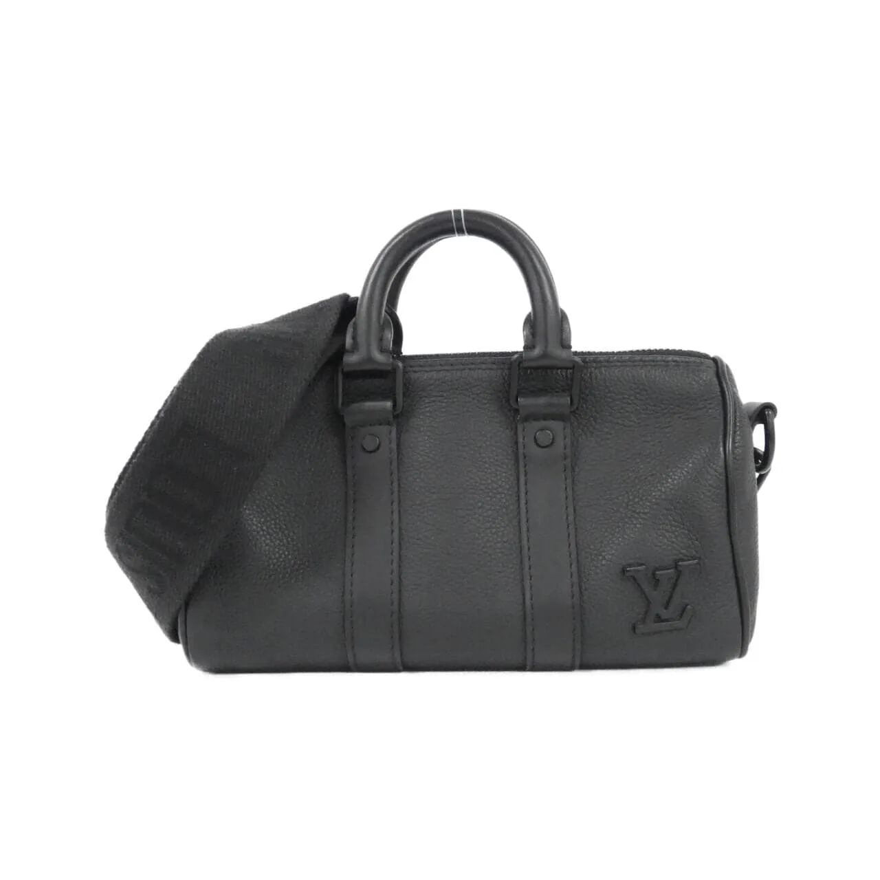 LOUIS VUITTON Keepall M80950 Boston Lambskin Black
