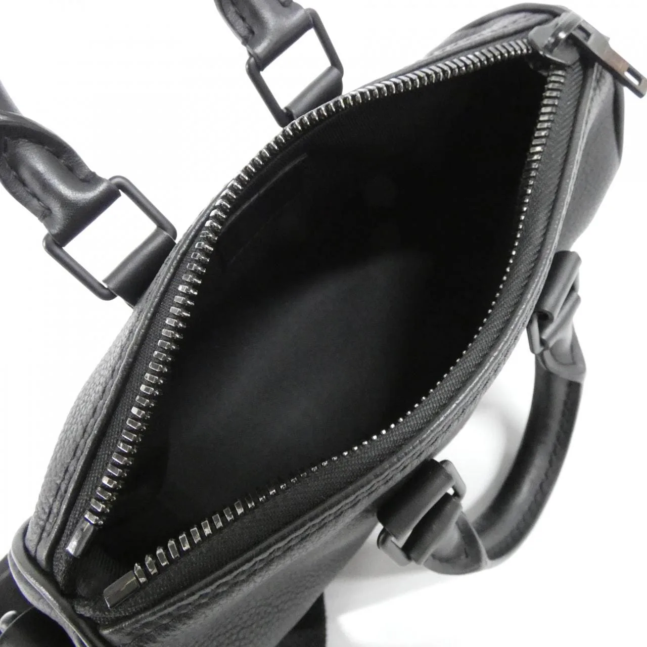 LOUIS VUITTON Keepall M80950 Boston Lambskin Black Lambskin Rank A - Thumbnail 8