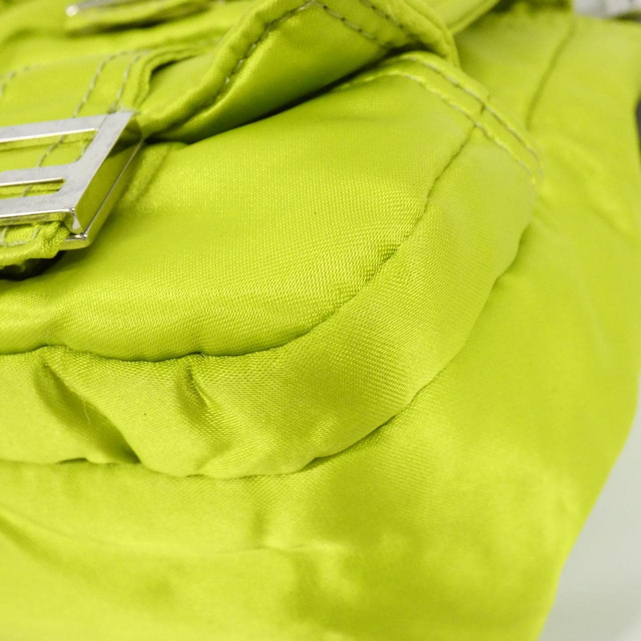 FENDI Baguette 7VA579 ALWP Shoulder Bag Nylon 黑色 尼龍 中古品A - 縮圖 3