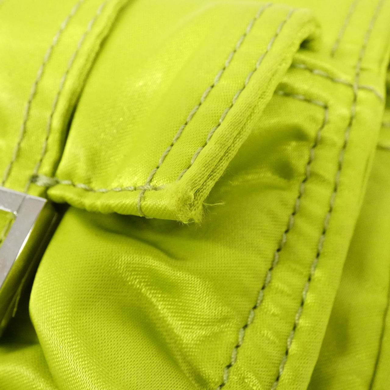 FENDI Baguette 7VA579 ALWP Shoulder Bag Nylon 黑色 尼龍 中古品A - 縮圖 5