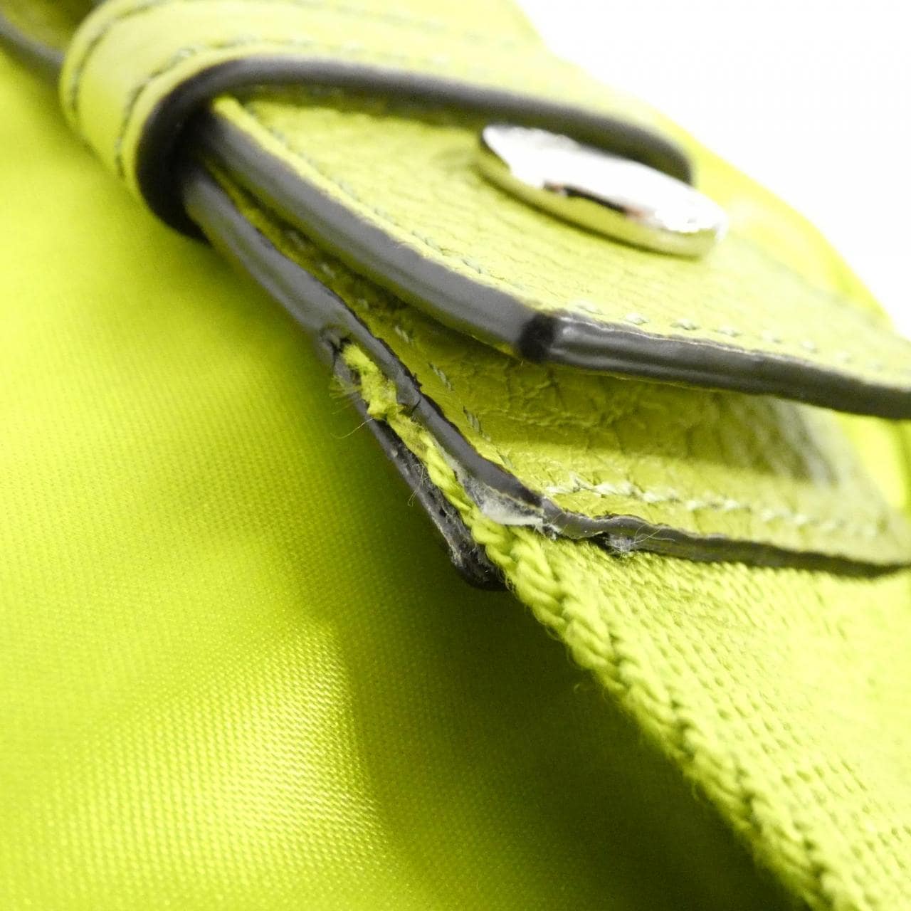 FENDI Baguette 7VA579 ALWP Shoulder Bag Nylon 黑色 尼龍 中古品A - 縮圖 7