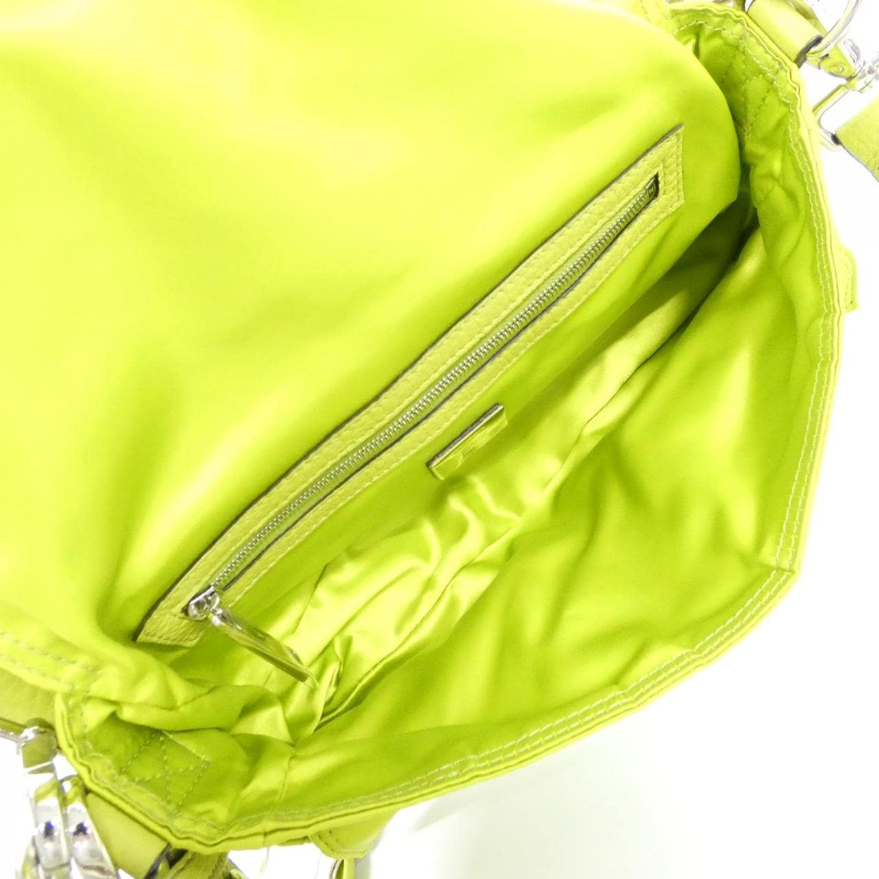 FENDI Baguette 7VA579 ALWP Shoulder Bag Nylon 黑色 尼龍 中古品A - 縮圖 9