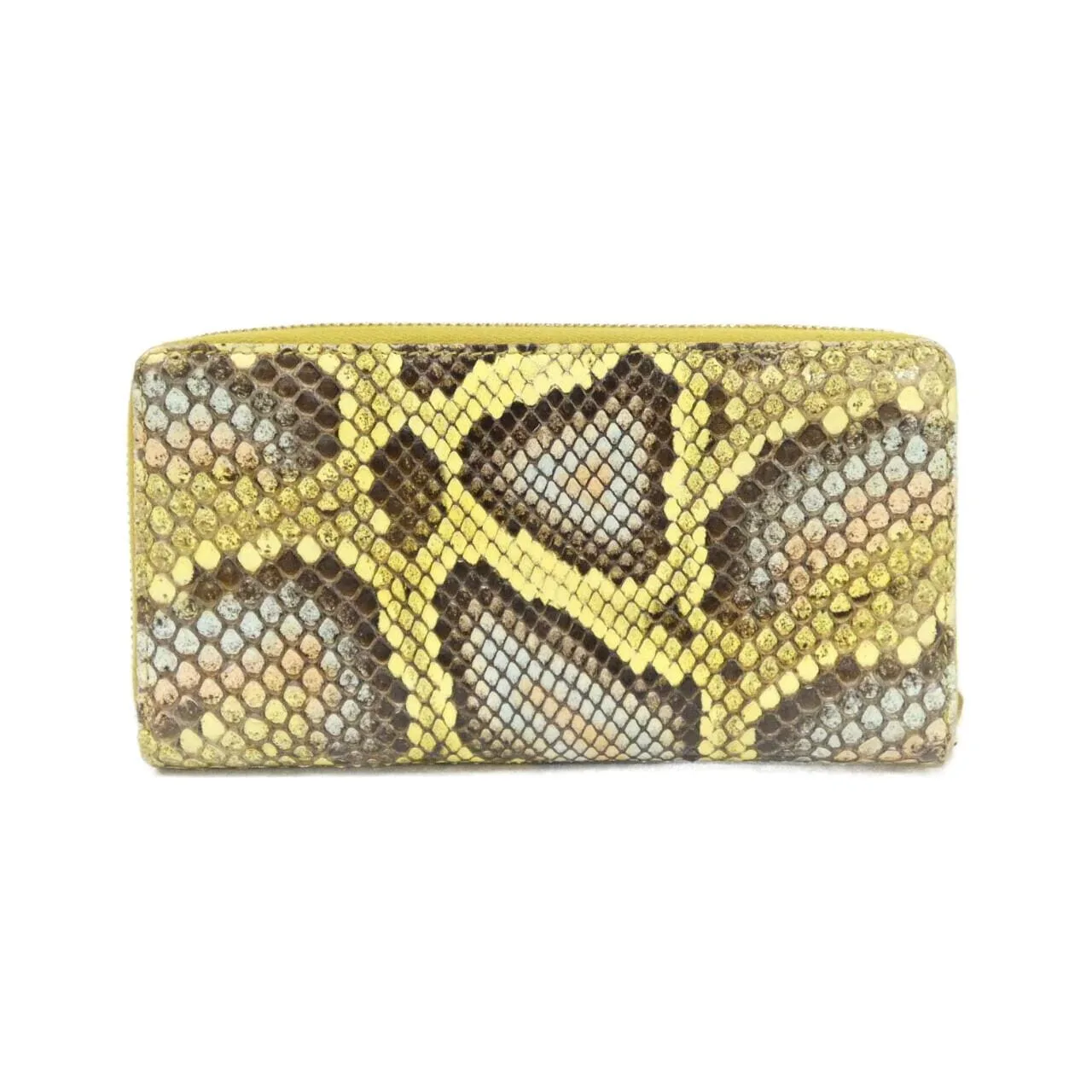 GUCCI 456117 E12MG Wallet Python 黑色 蟒蛇皮 中古品A - 縮圖 2