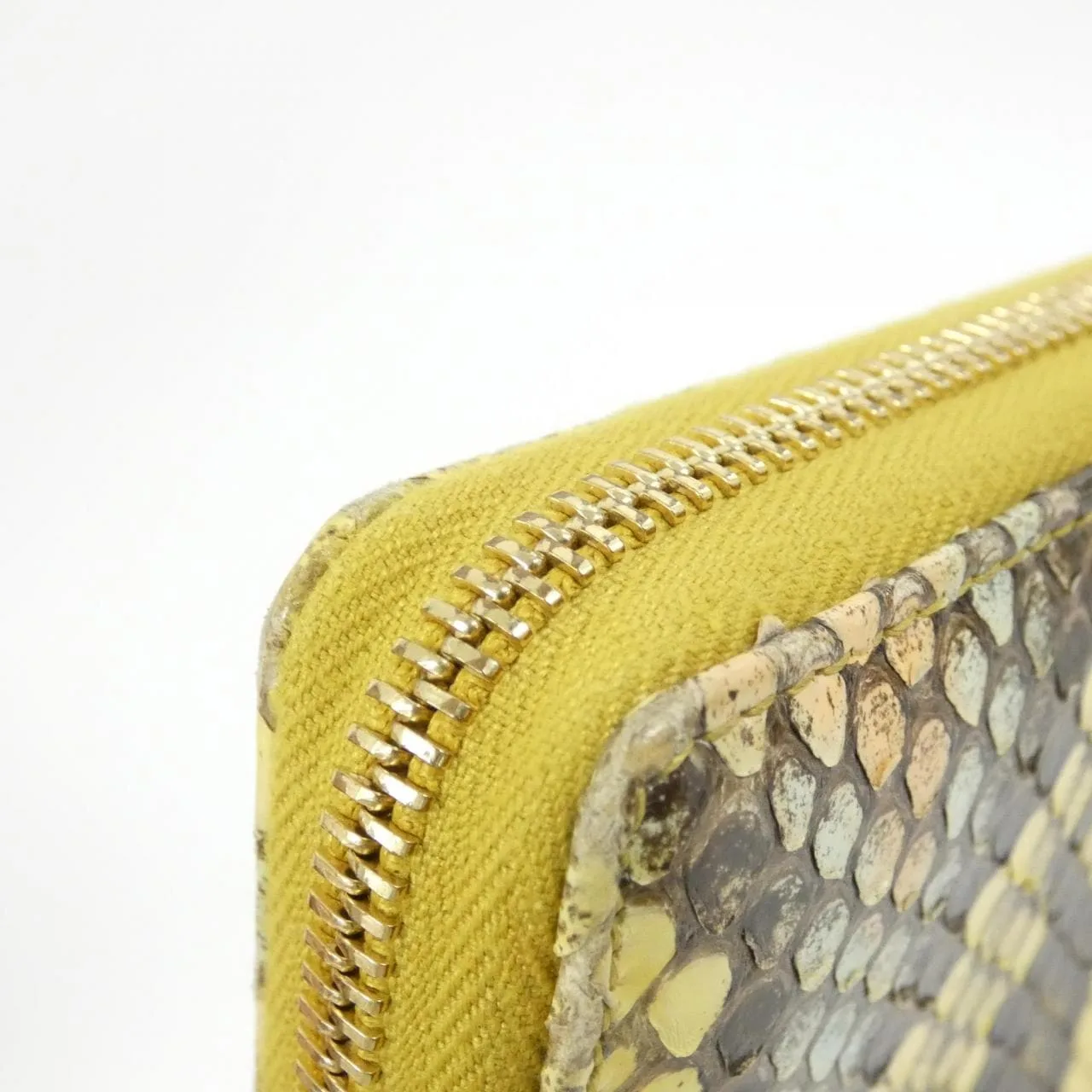 GUCCI 456117 E12MG Wallet Python 黑色 蟒蛇皮 中古品A - 縮圖 4