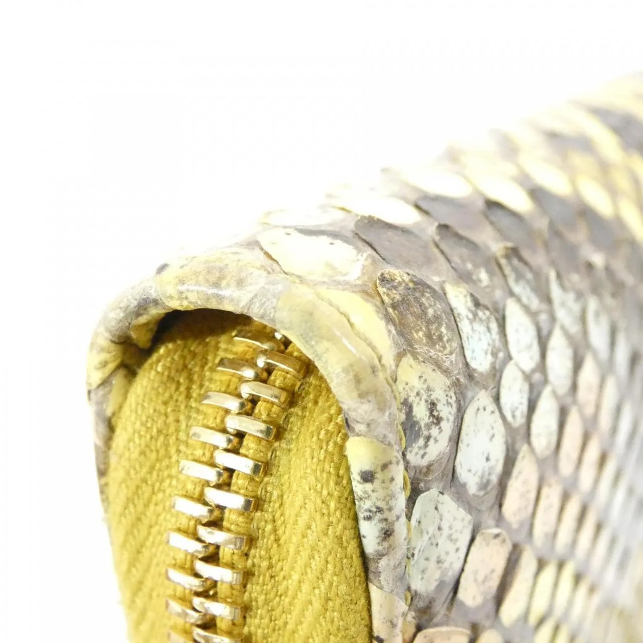 GUCCI 456117 E12MG Wallet Python 黑色 蟒蛇皮 中古品A - 縮圖 7