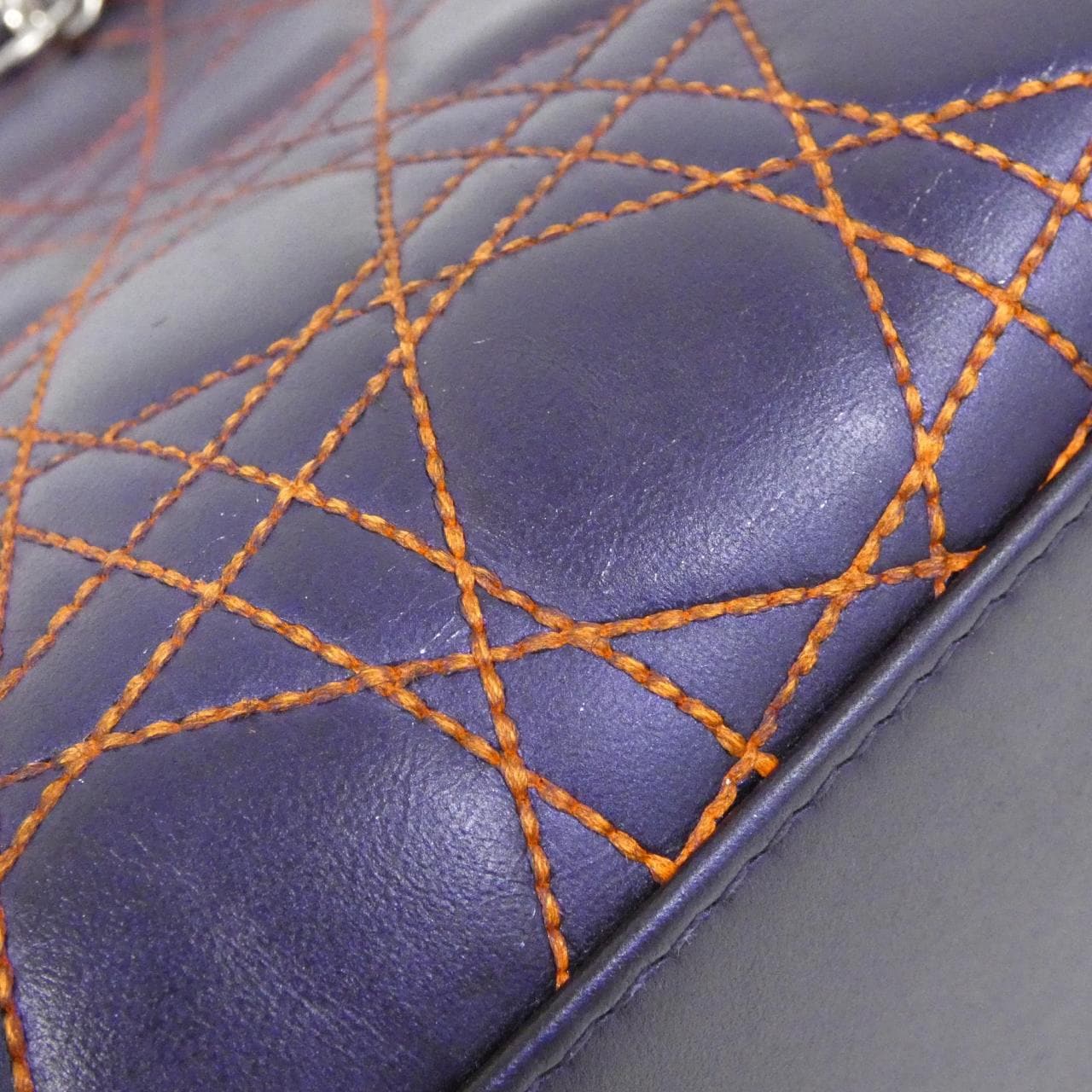 DIOR Lady Dior M0550PAMD Bag Patent Leather 黑色 漆皮 中古品A - 縮圖 4