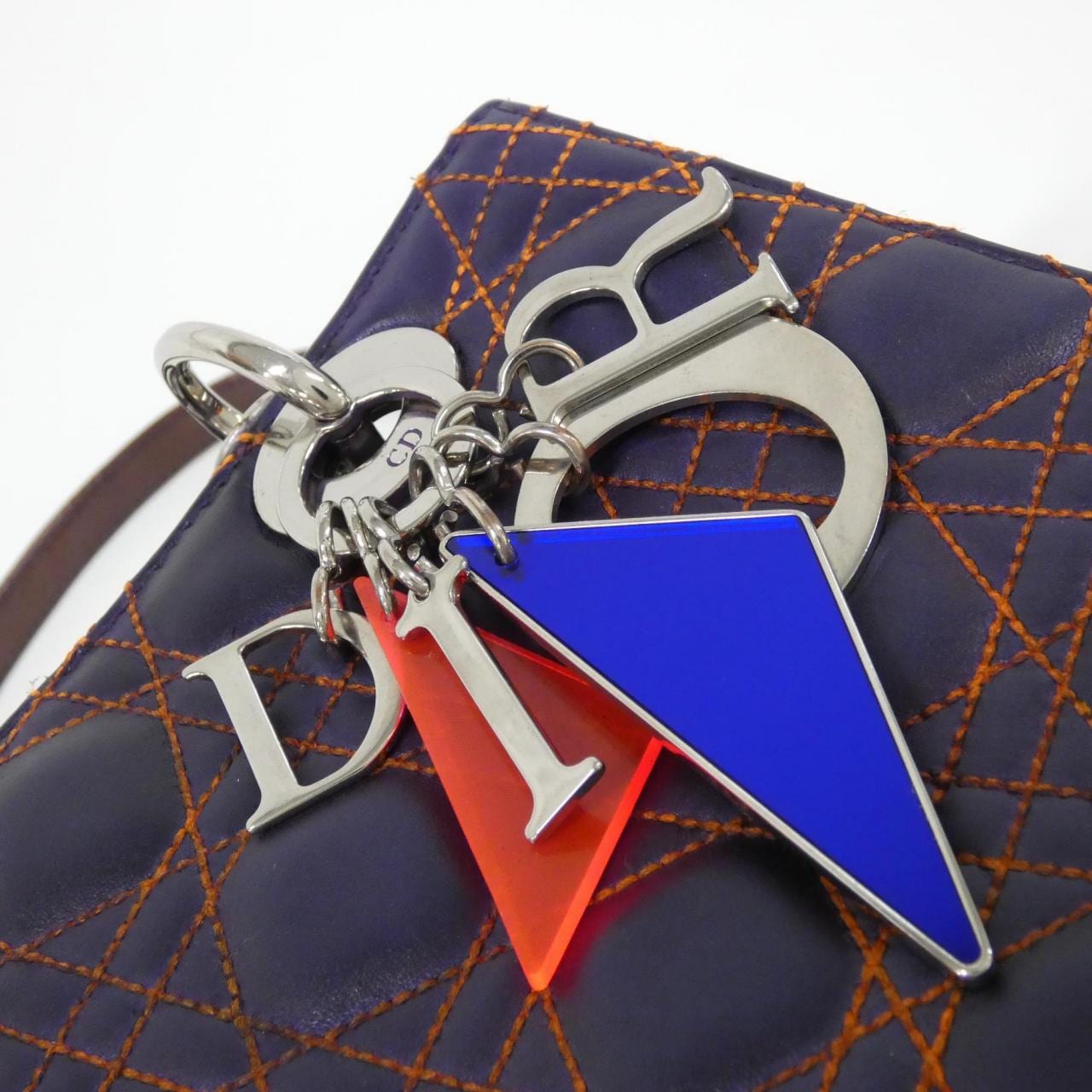 DIOR Lady Dior M0550PAMD Bag Patent Leather 黑色 漆皮 中古品A - 縮圖 5