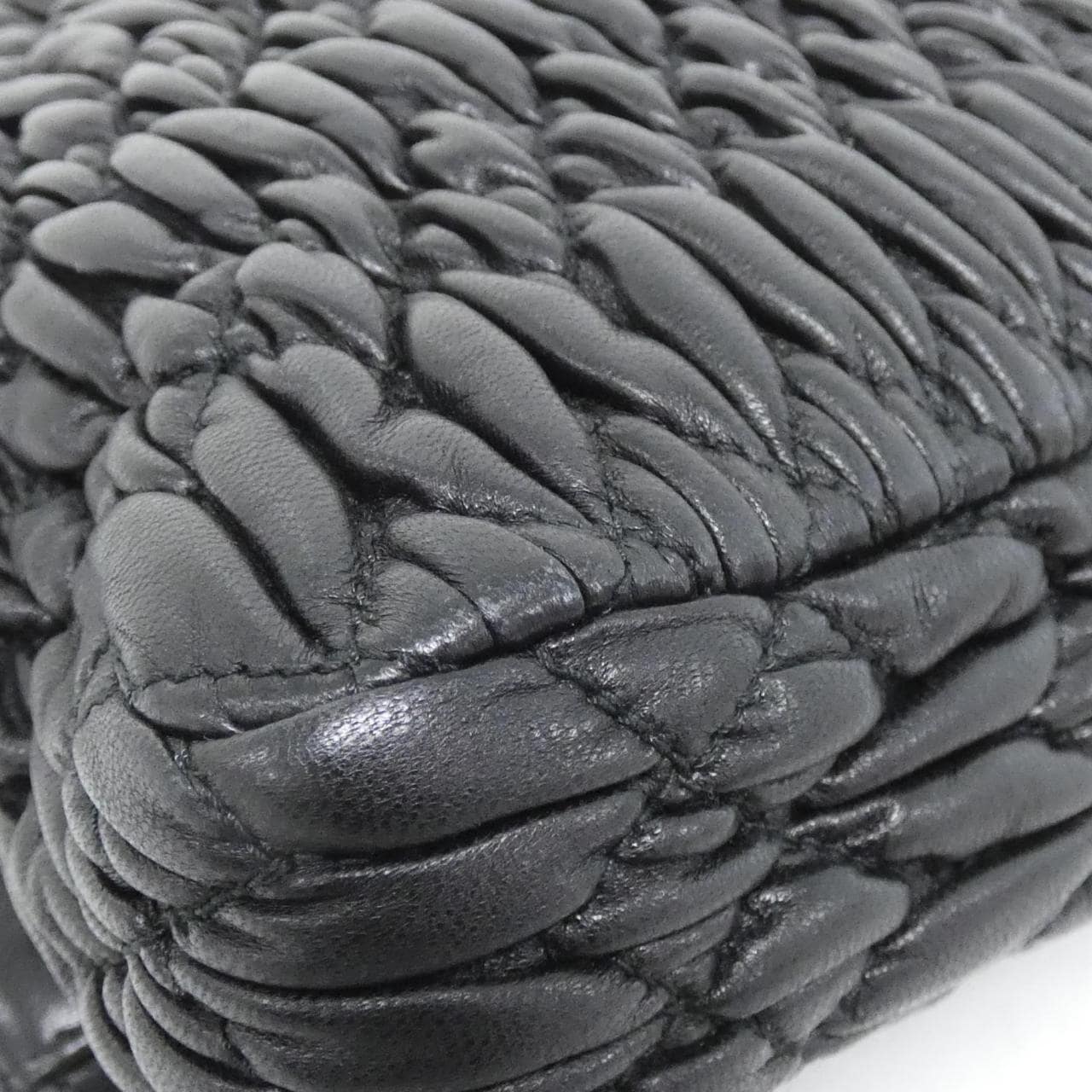 MIU MIU RP0169 Shoulder Bag Black - Thumbnail 3