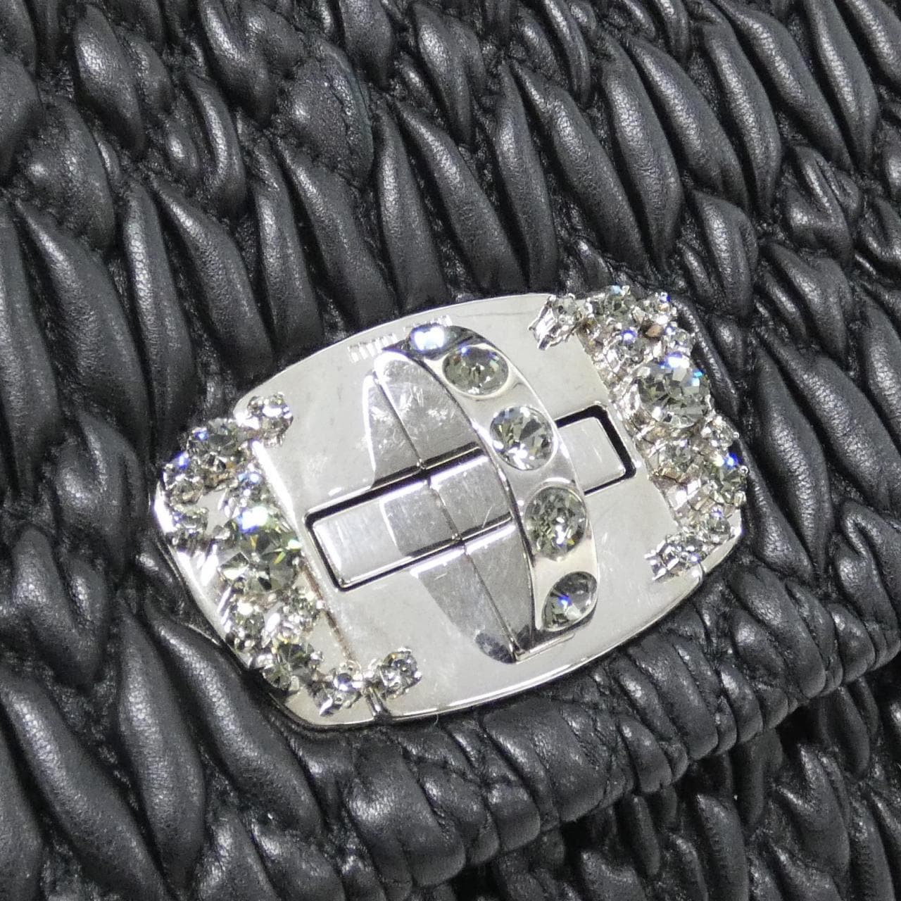 MIU MIU RP0169 Shoulder Bag Black - Thumbnail 4