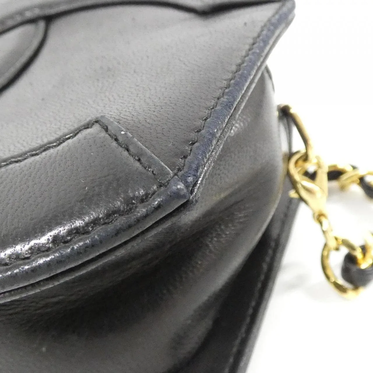 CHANEL Shoulder Lambskin 黑色 羊皮 中古品A - 縮圖 2