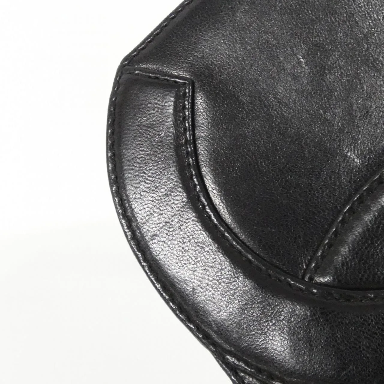 CHANEL Shoulder Lambskin 黑色 羊皮 中古品A - 縮圖 4