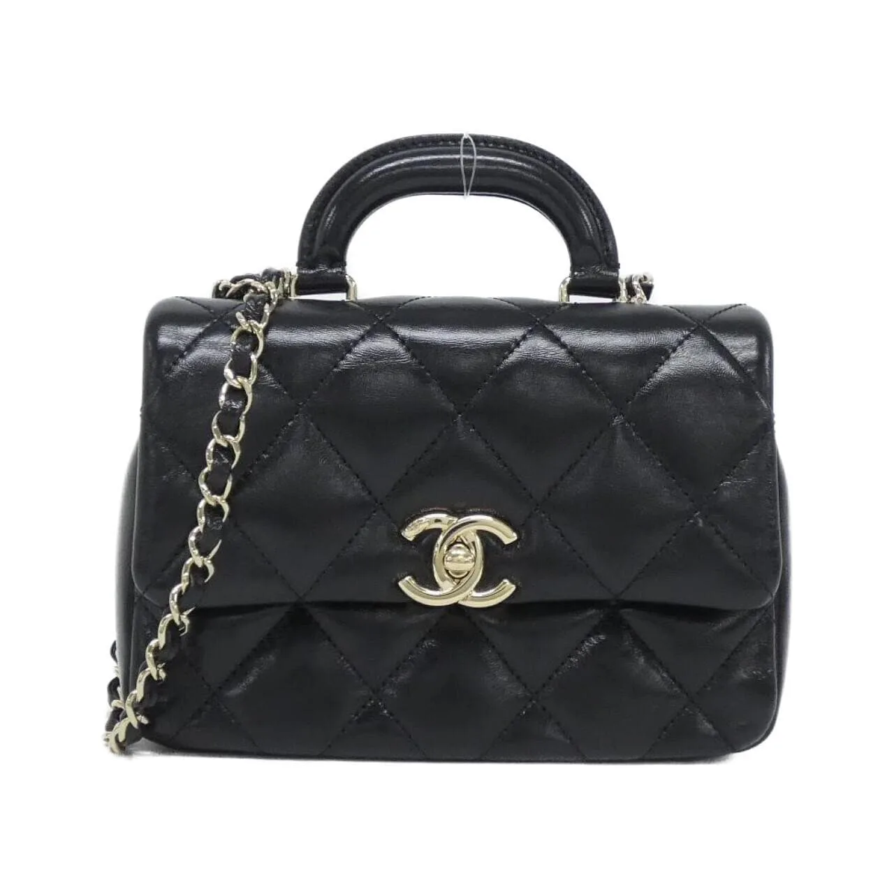 CHANEL AS4543 Handbag Lambskin Black