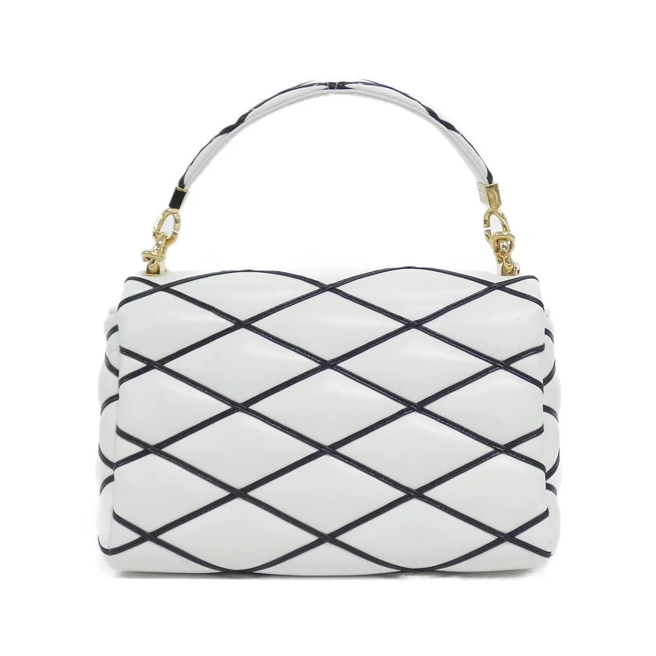 LOUIS VUITTON GO-14 M22890 Shoulder Lambskin 黑色 羊皮 中古品A - 縮圖 2