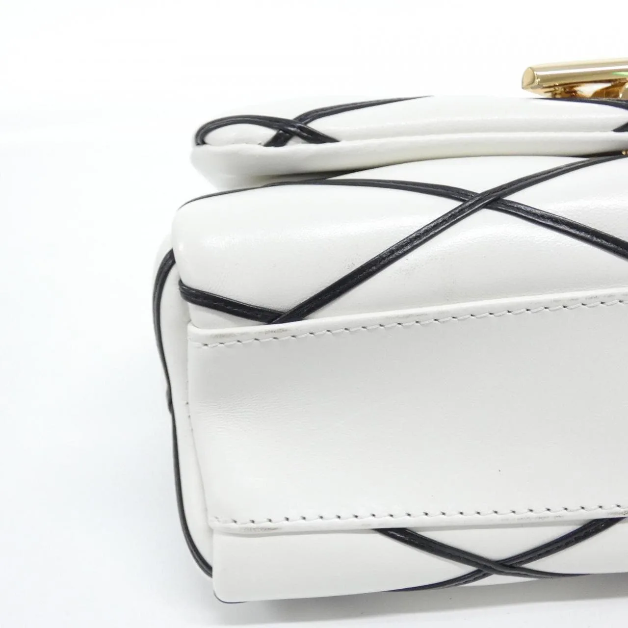 LOUIS VUITTON GO-14 M22890 Shoulder Lambskin 黑色 羊皮 中古品A - 縮圖 3