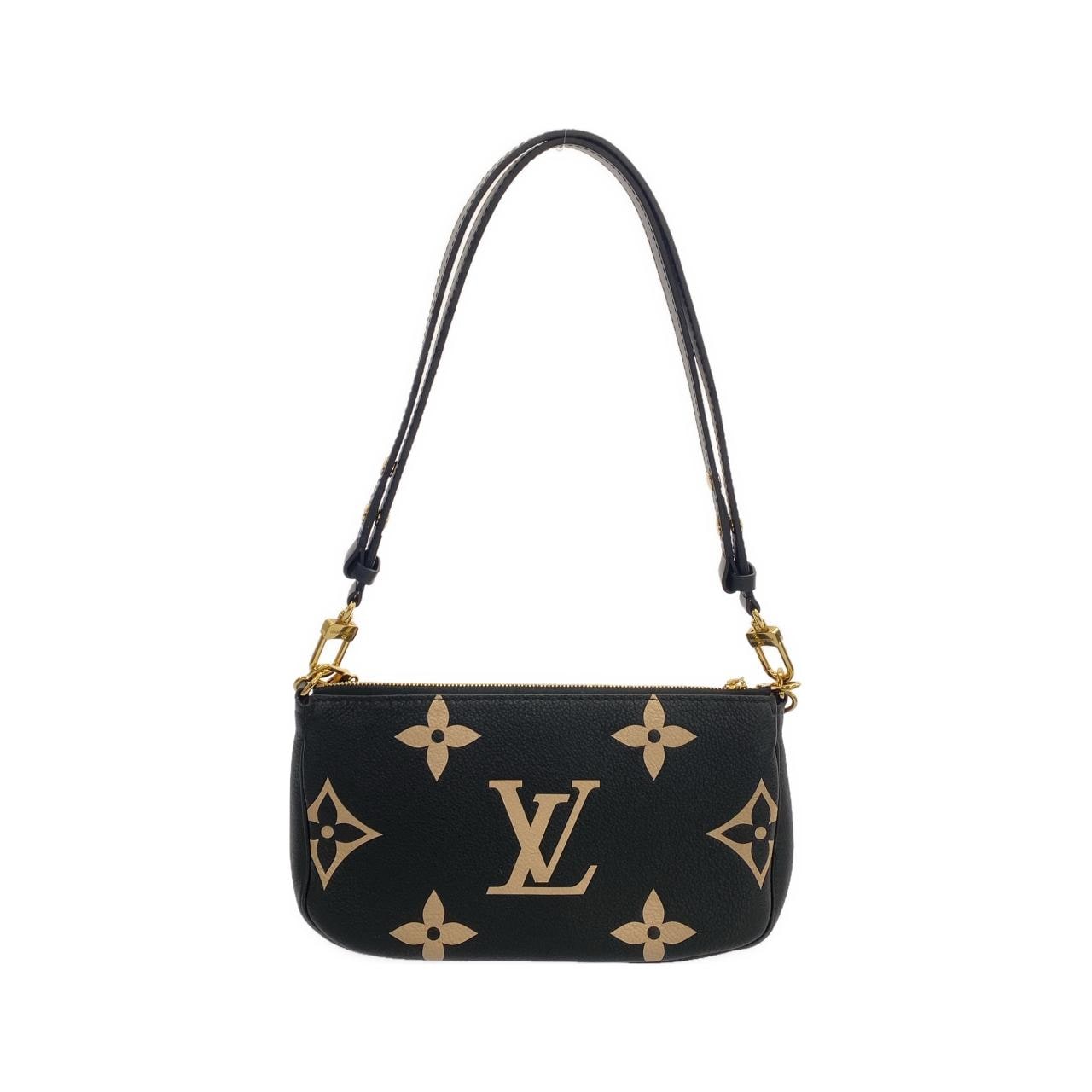 LOUIS VUITTON Pochette M45777 Shoulder Bag Monogram 黑色 Monogram - 縮圖 2