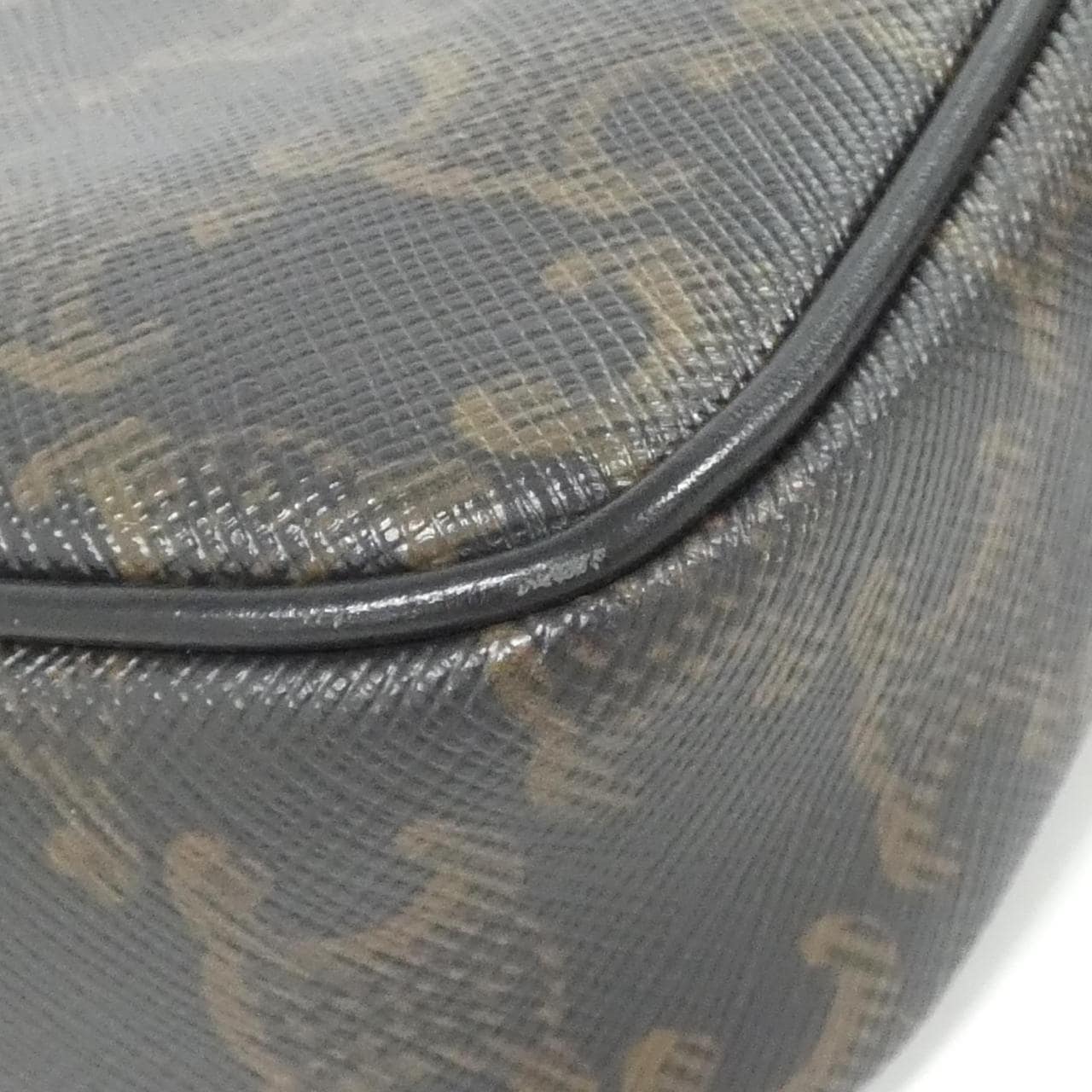 CELINE Triomphe 194502CIM Shoulder Bag Canvas Black Canvas - Thumbnail 3