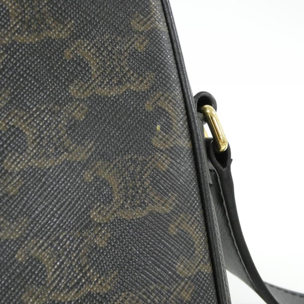 CELINE Triomphe 194502CIM Shoulder Bag Canvas Black Canvas - Thumbnail 5